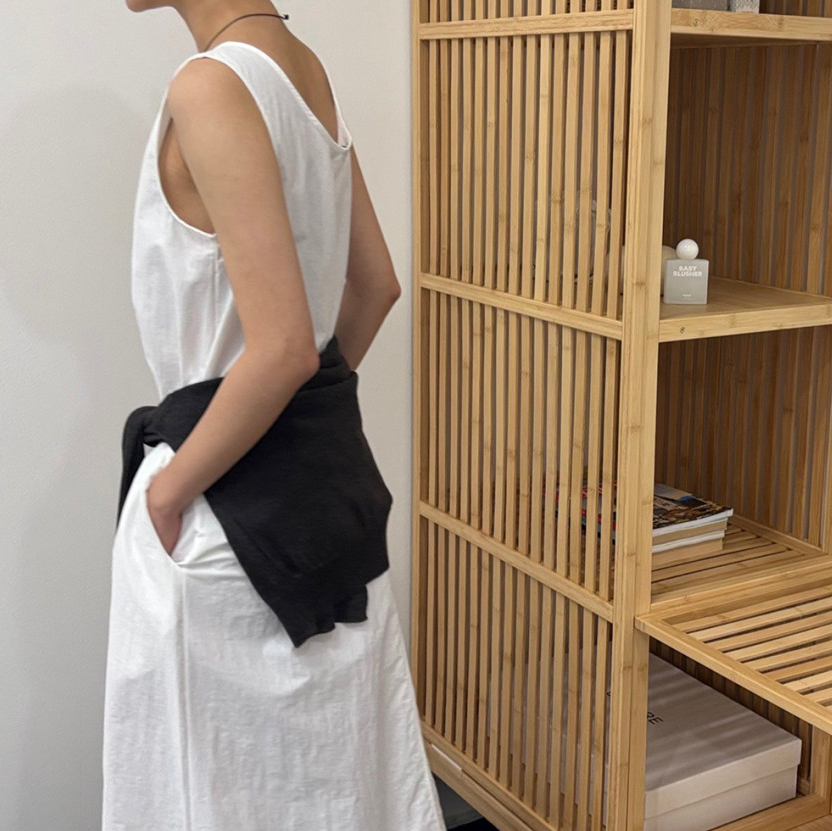 Nylon sleeveless dress