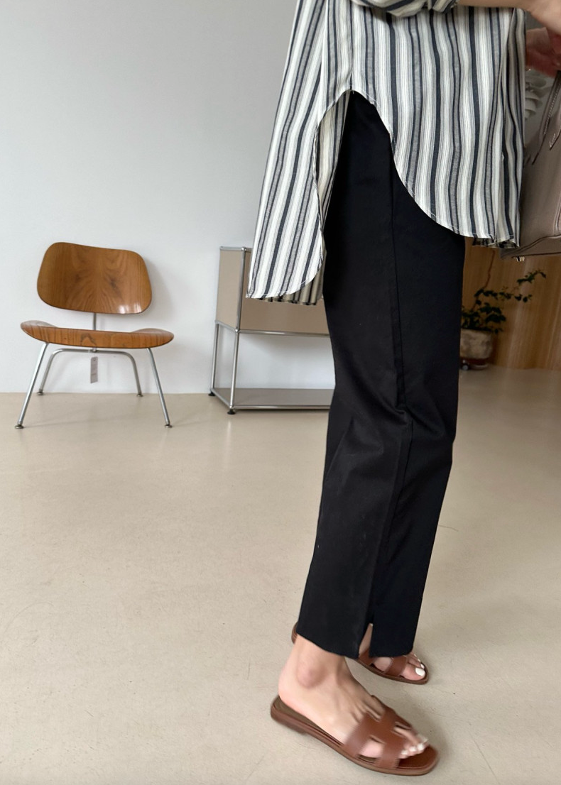 Bio-washed cotton pants