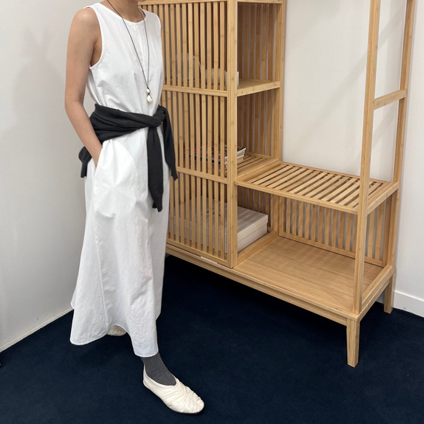 Nylon sleeveless dress