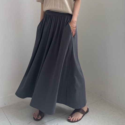 Modal long skirt