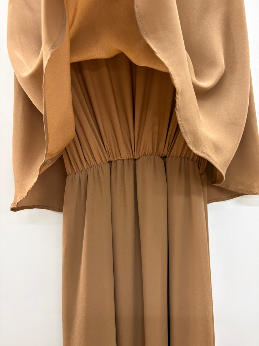 Layered chiffon dress