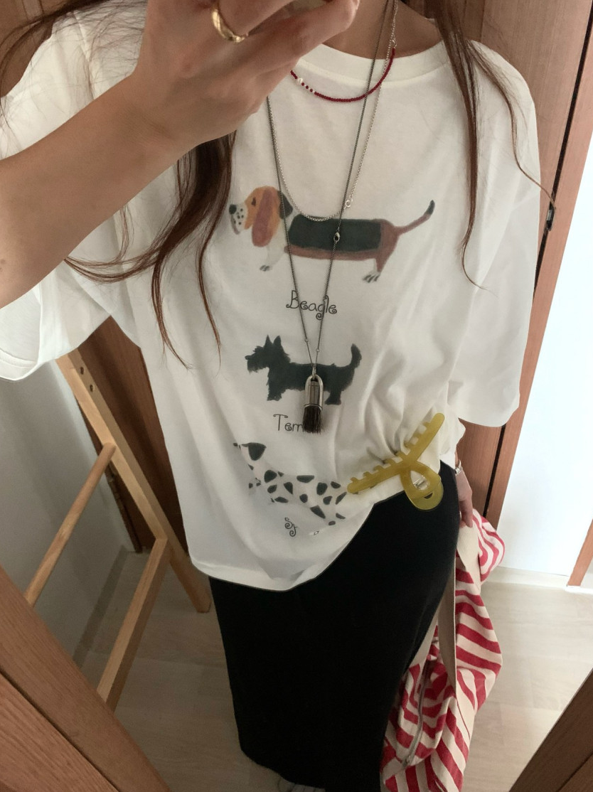 Puppy boxy T-shirt