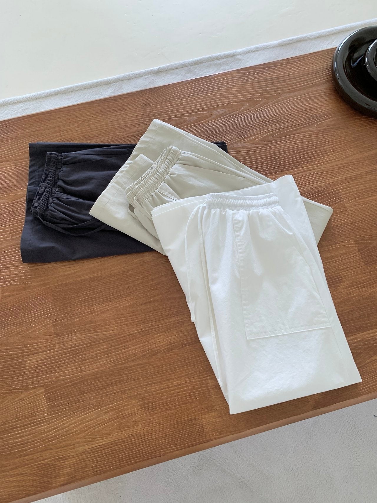 Cotton big pocket skirt