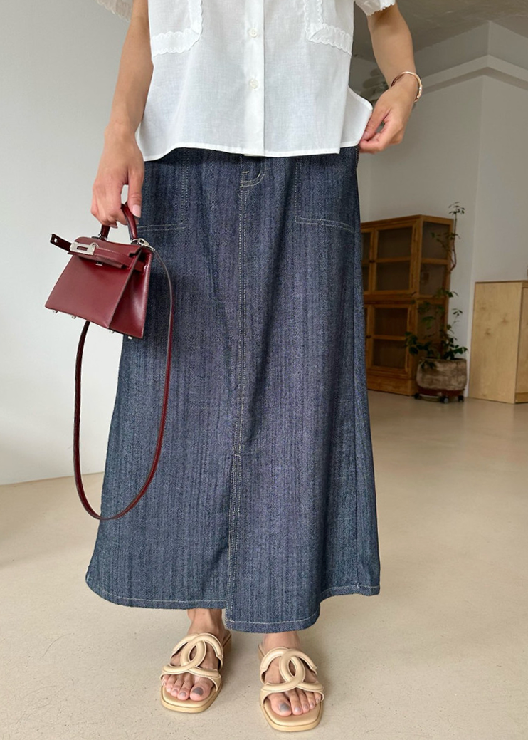 Non fade summer denim skirt