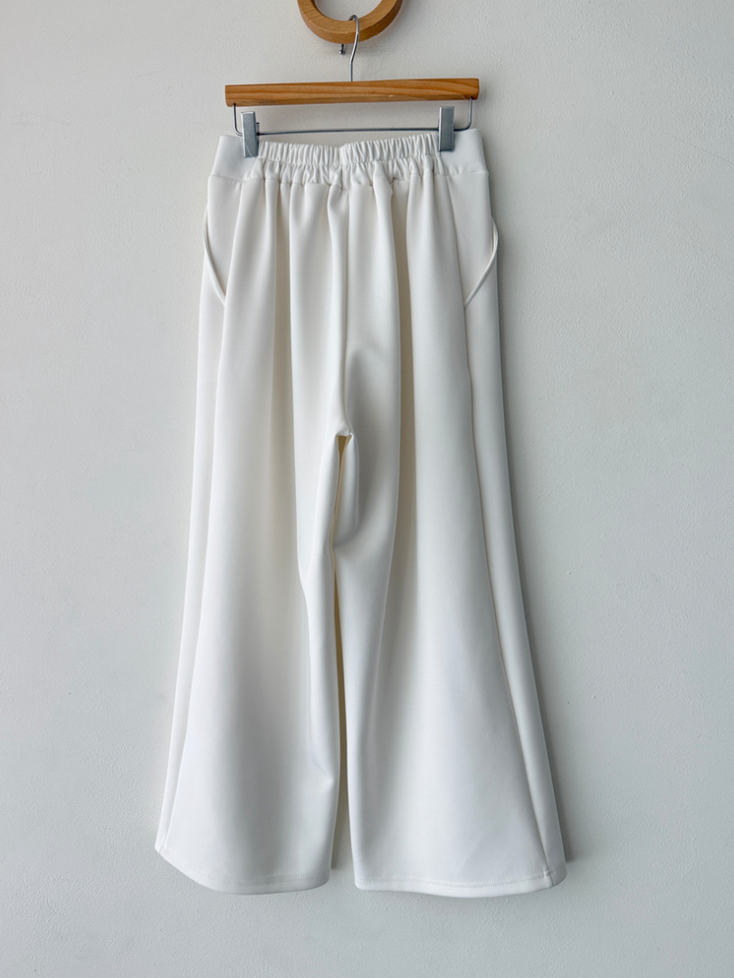 Jelly pintuck pants