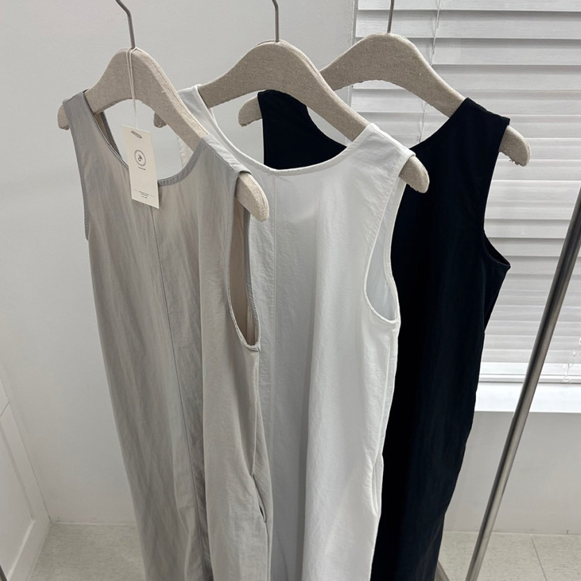 Nylon sleeveless dress