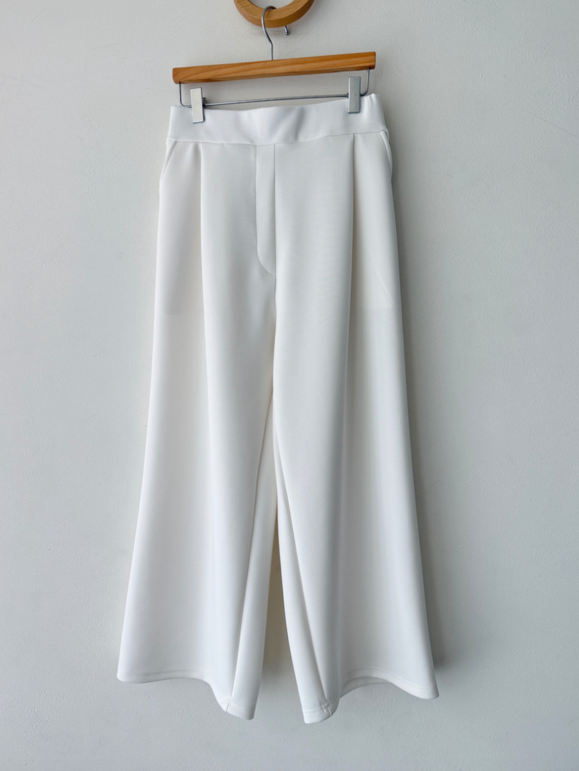 Jelly pintuck pants