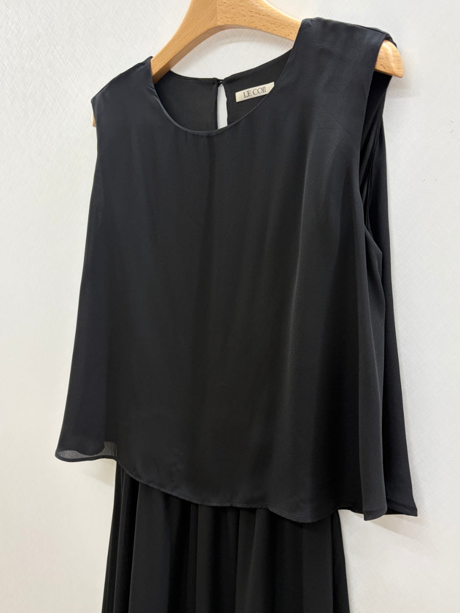 Layered chiffon dress