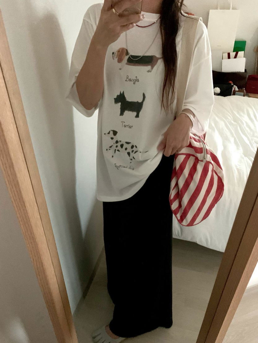 Puppy boxy T-shirt
