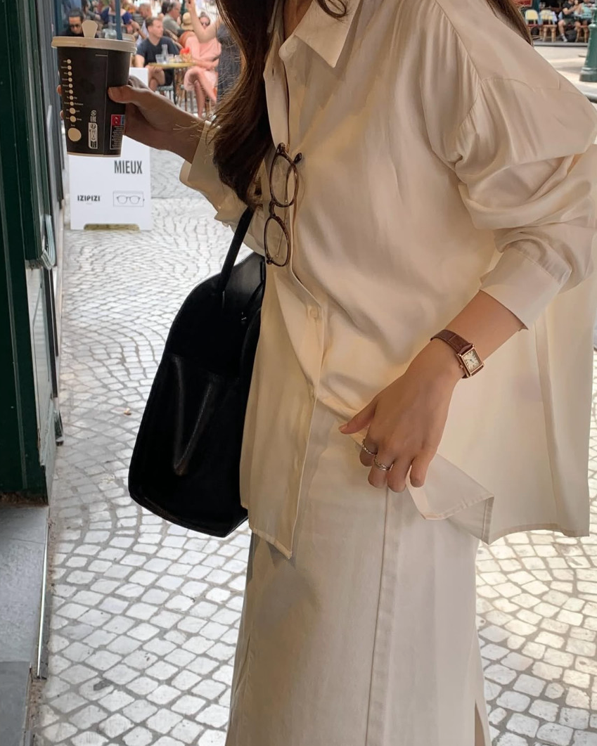Silky pastel blouse