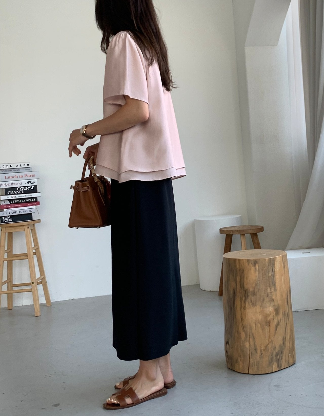 Double-layered blouse