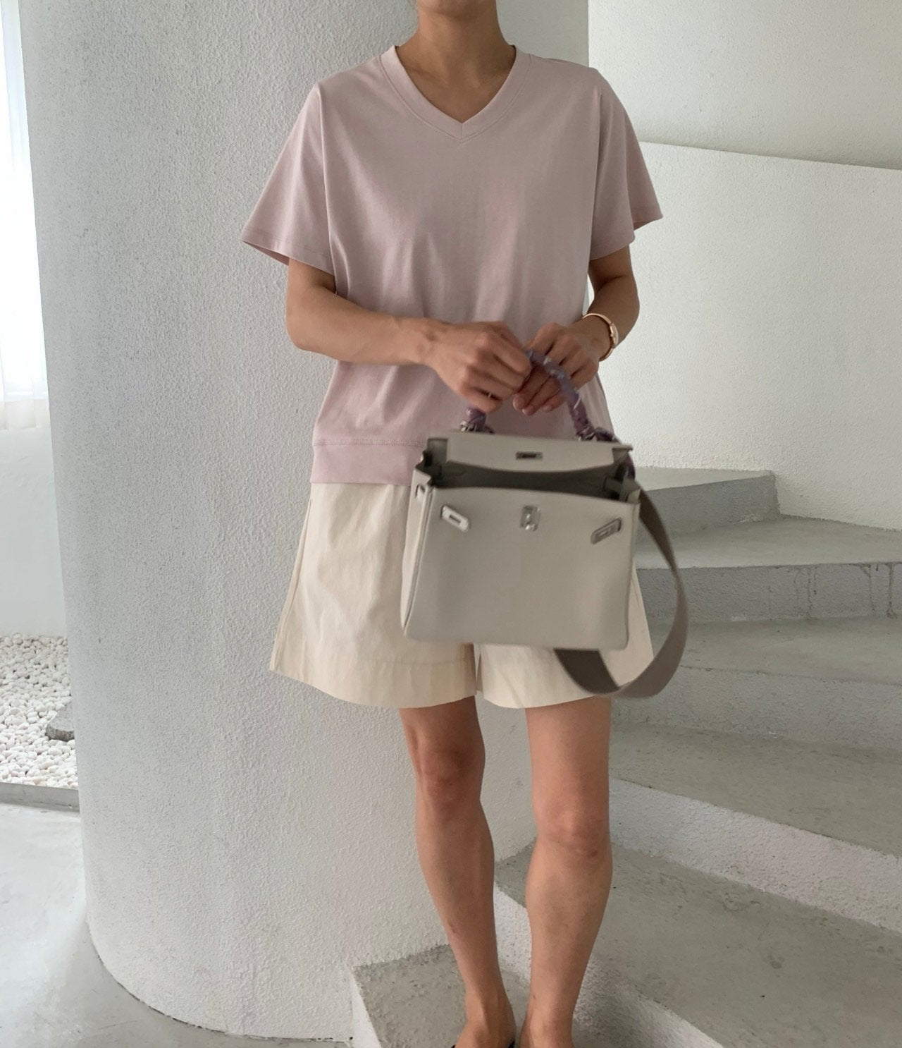V neck T-shirt