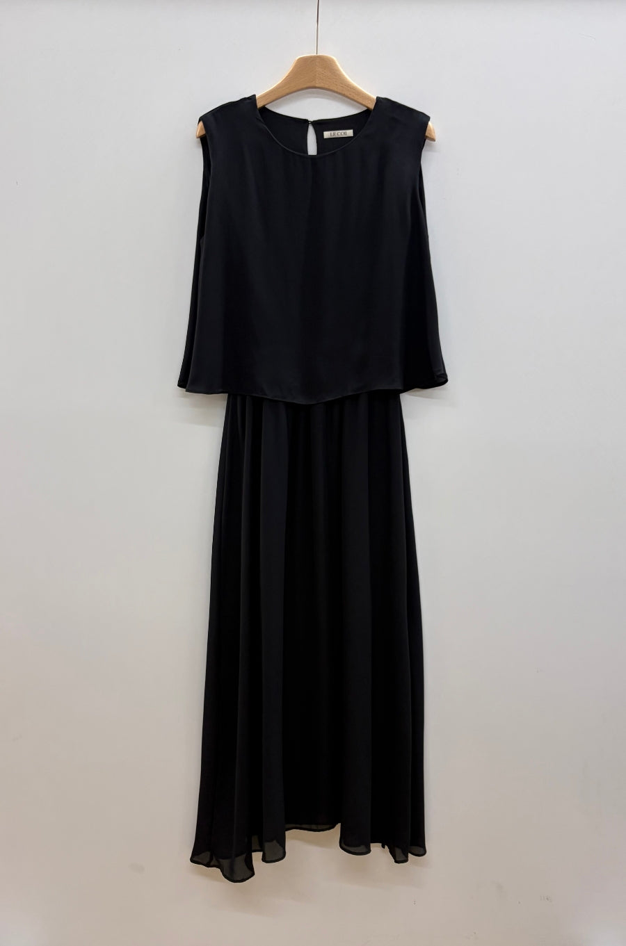 Layered chiffon dress