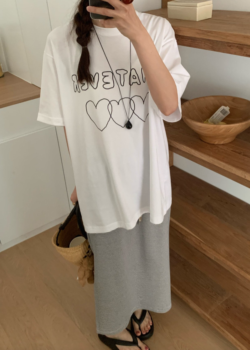 Heart boxy T-shirt