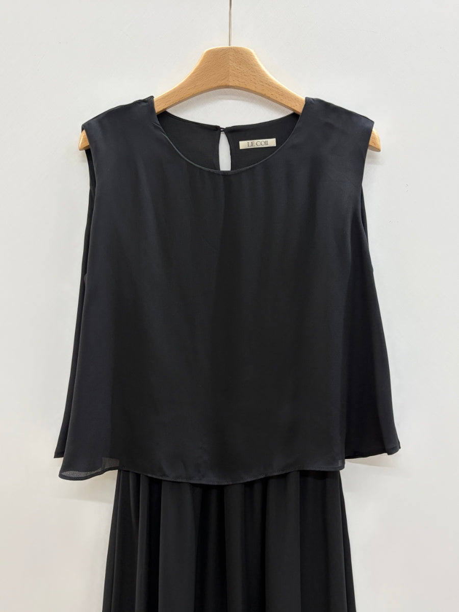 Layered chiffon dress