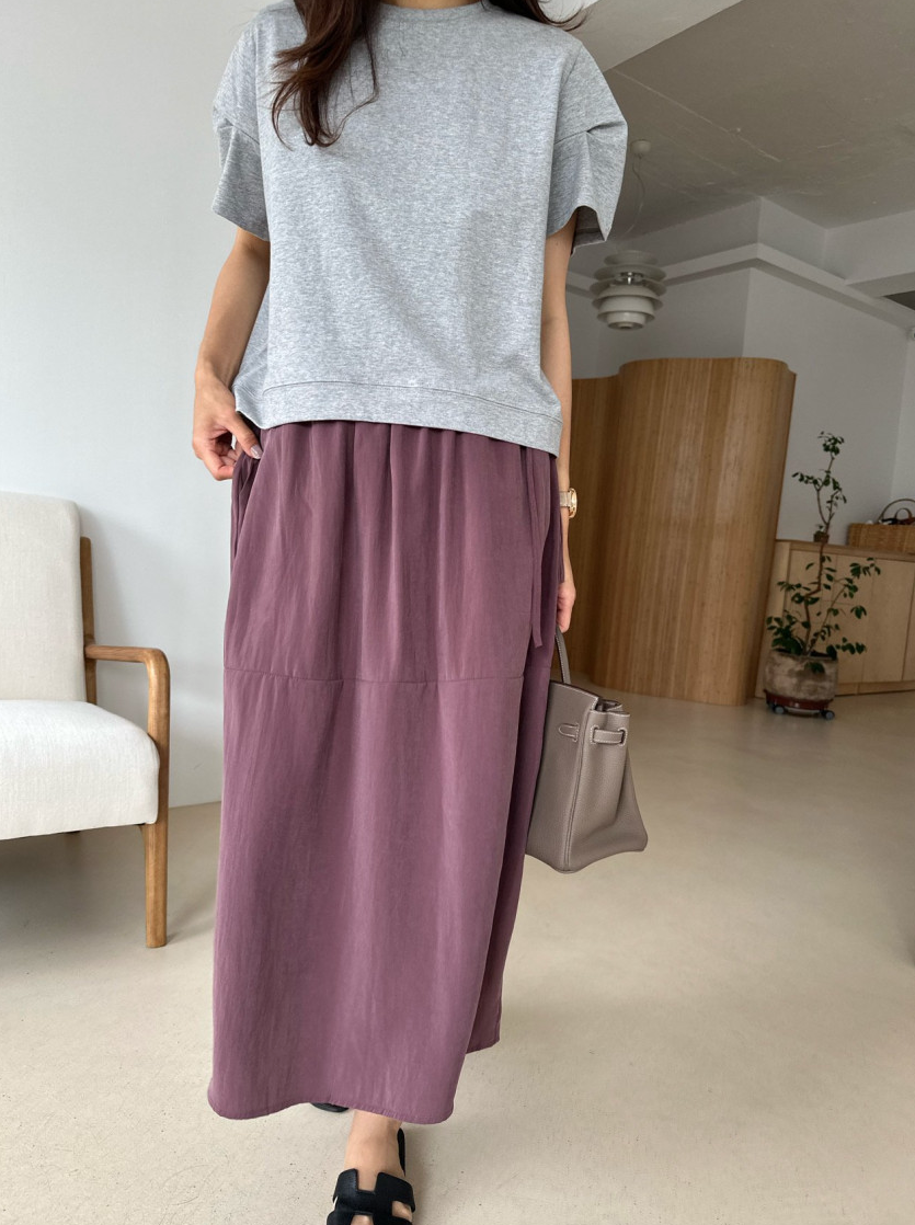 Tencel cocoon skirt