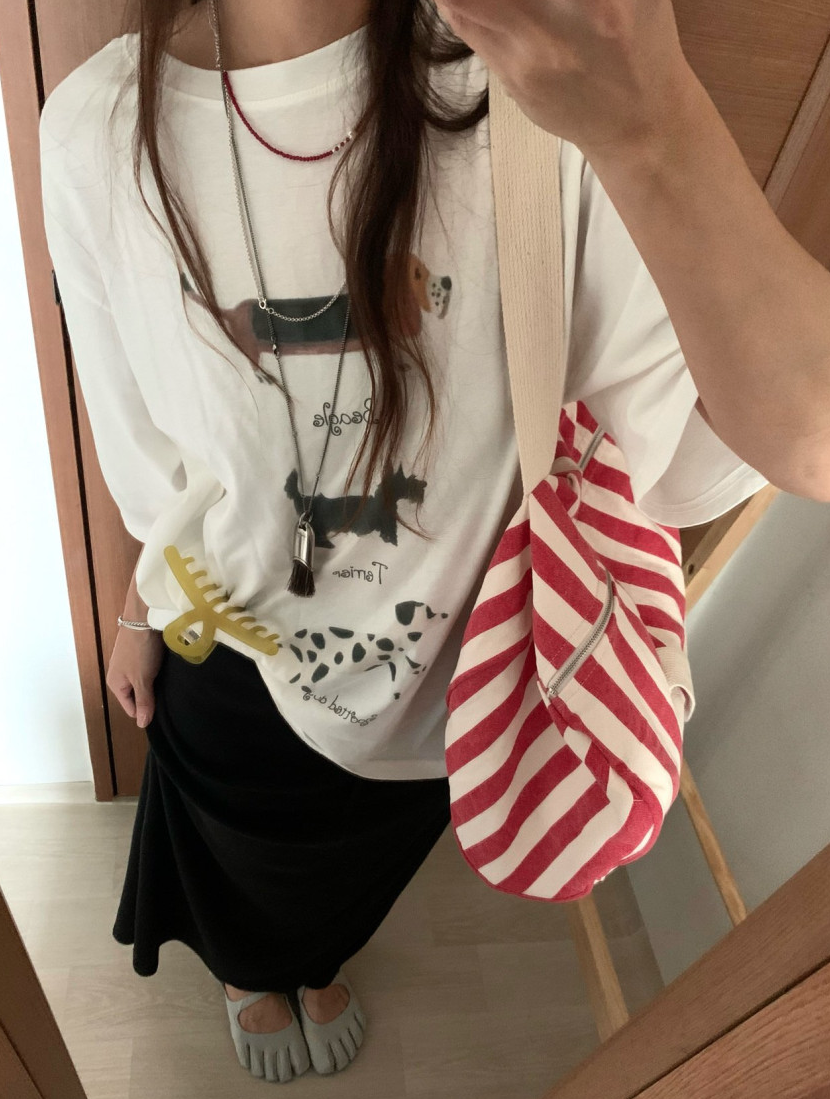 Puppy boxy T-shirt