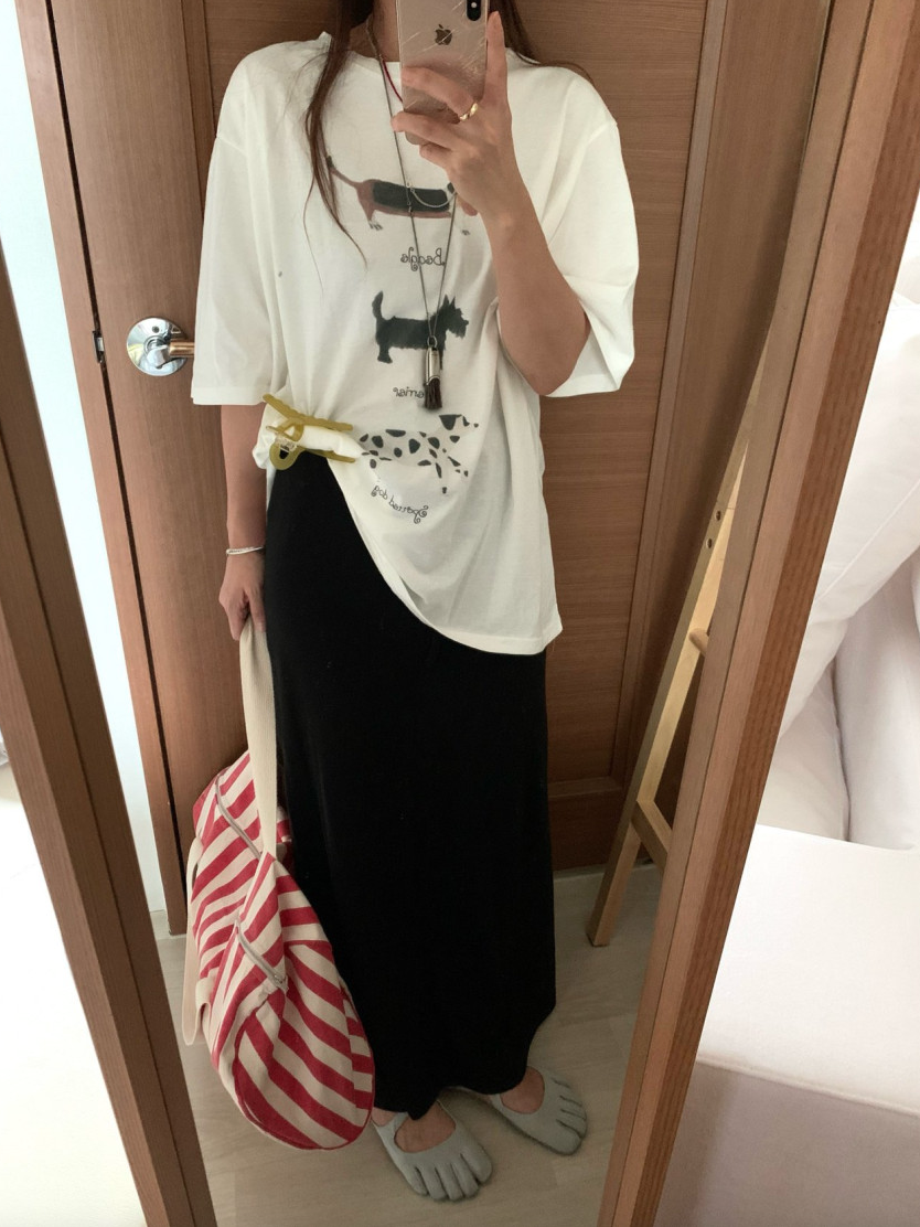 Puppy boxy T-shirt