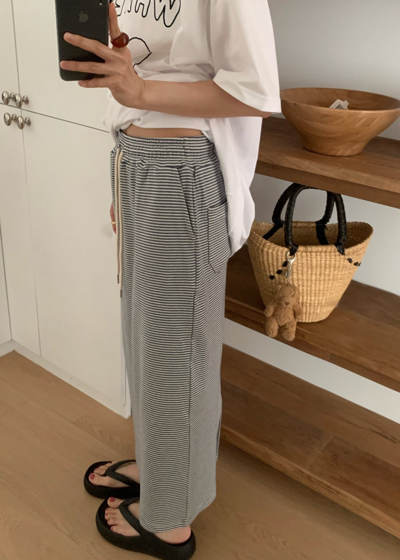 Ribbed long skirt