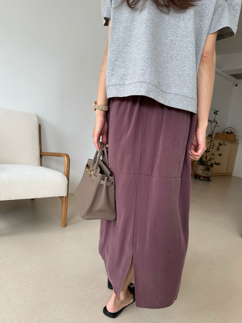 Tencel cocoon skirt
