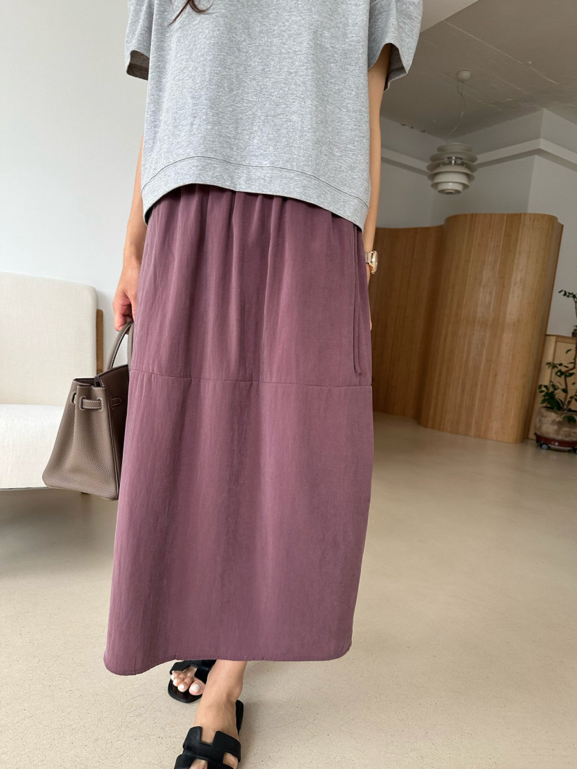 Tencel cocoon skirt