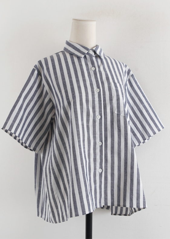 Striped cotton shirt
