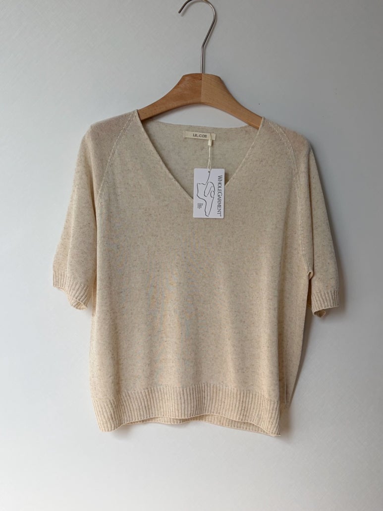 Linen wholegarment top