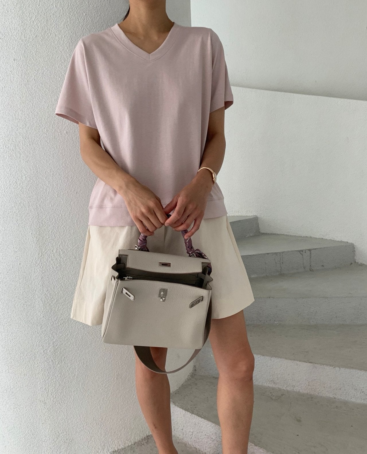 V neck T-shirt