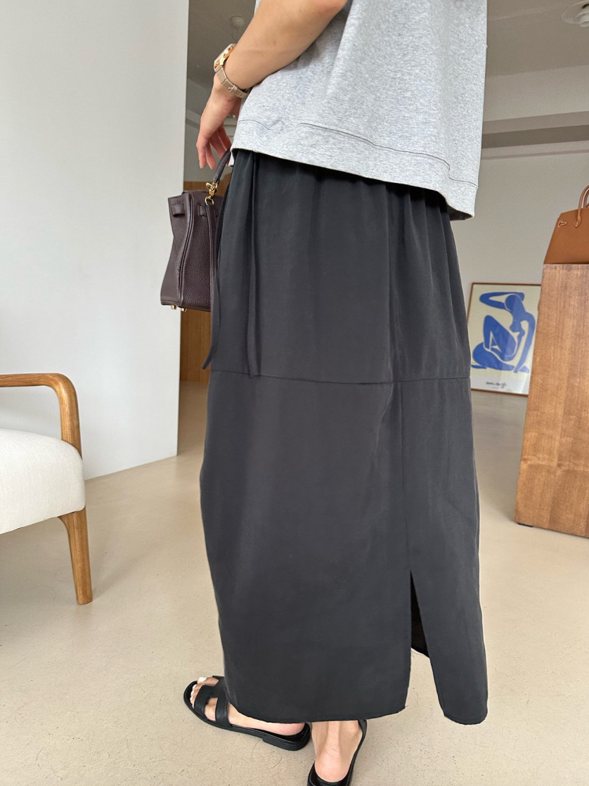 Tencel cocoon skirt