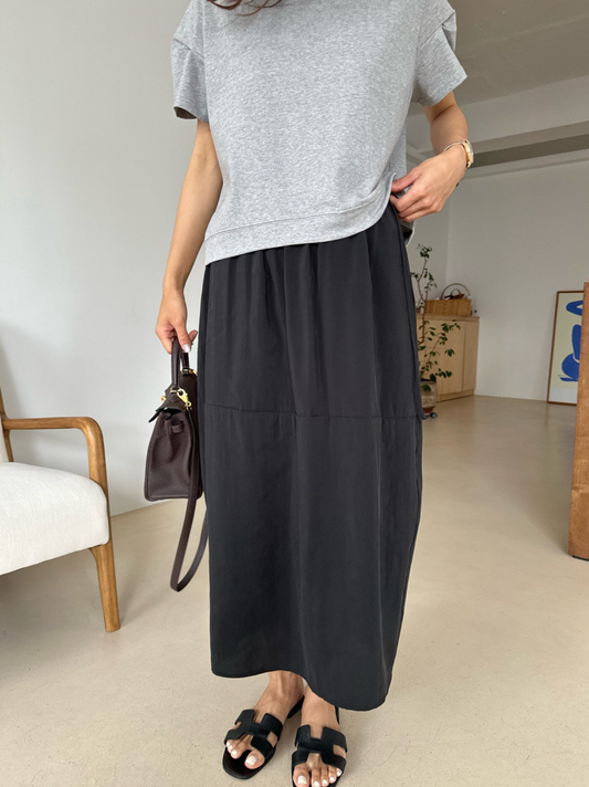 Tencel cocoon skirt