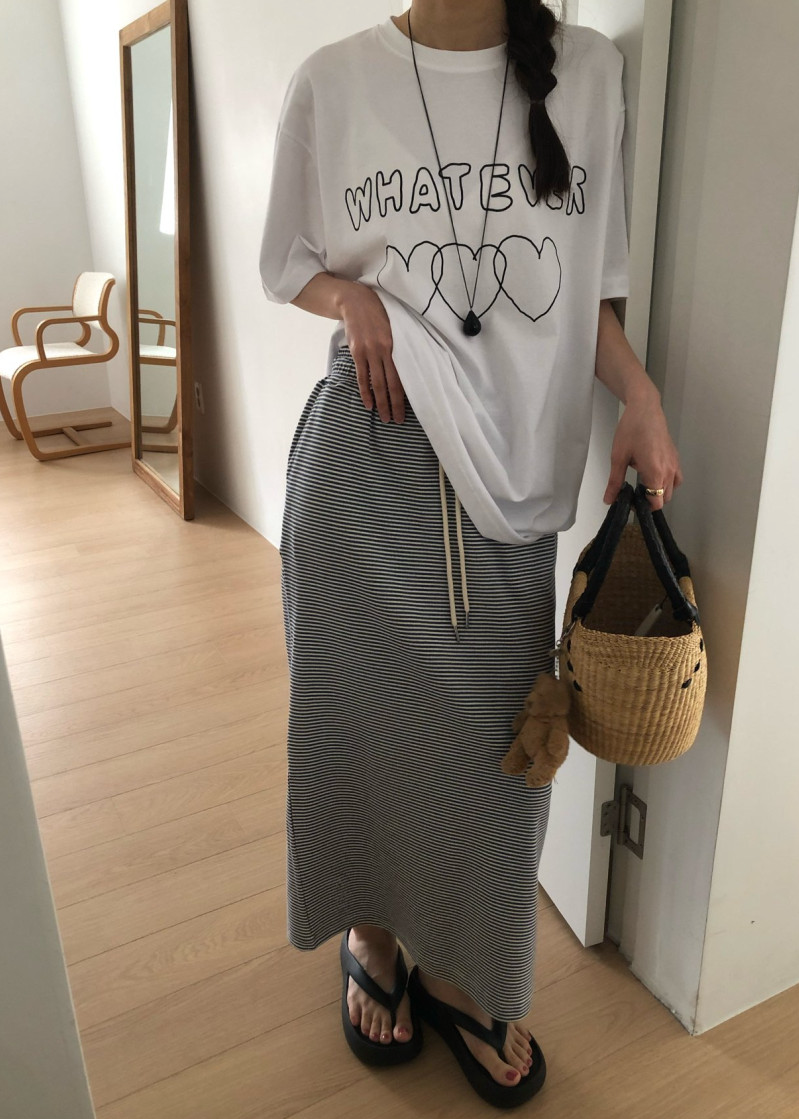 Heart boxy T-shirt