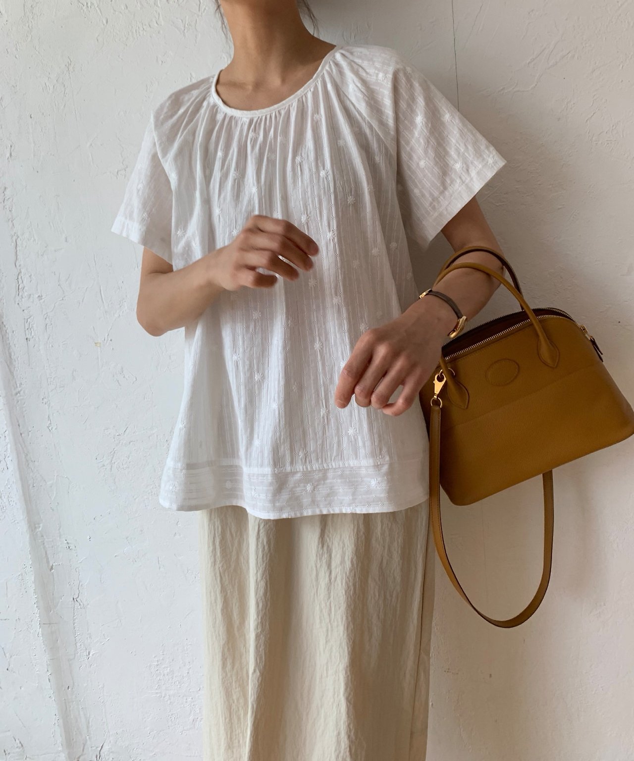 Lace A-line blouse