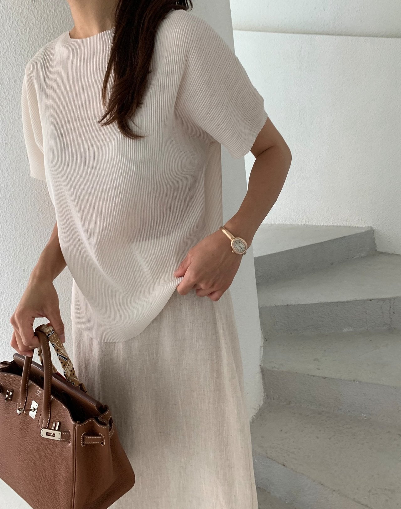 Lucky Pleats blouse