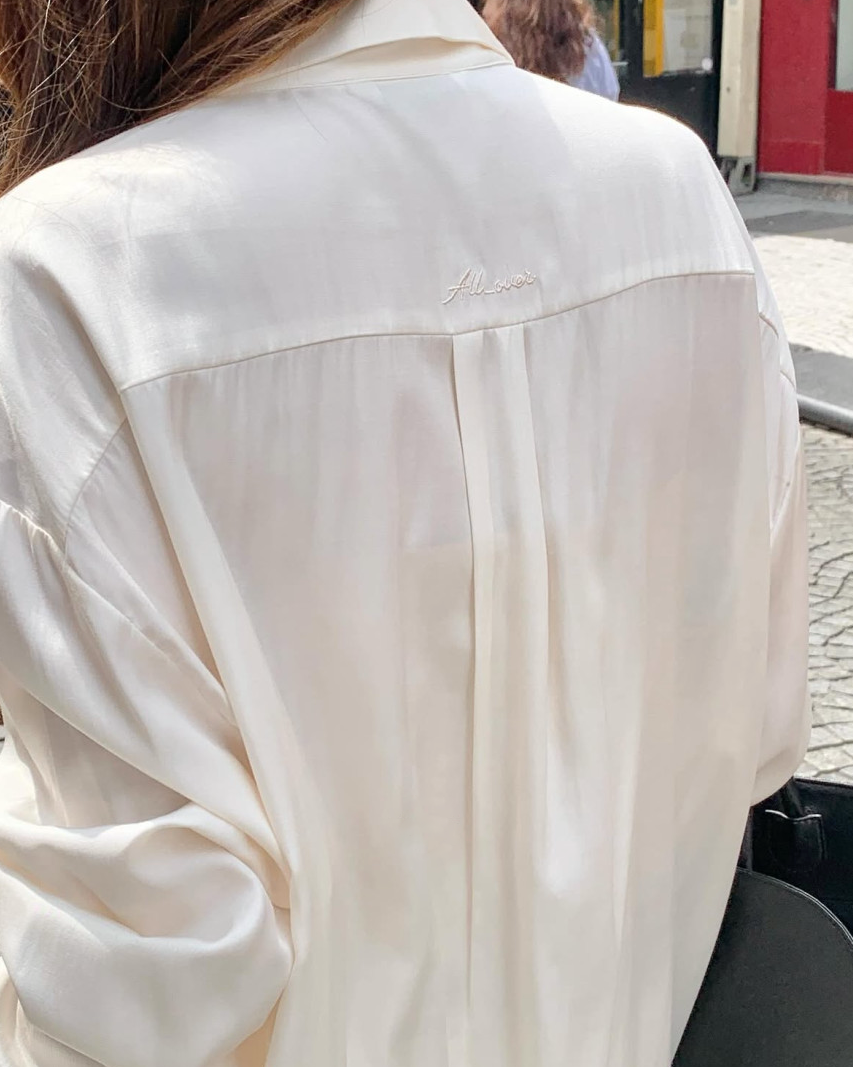 Silky pastel blouse