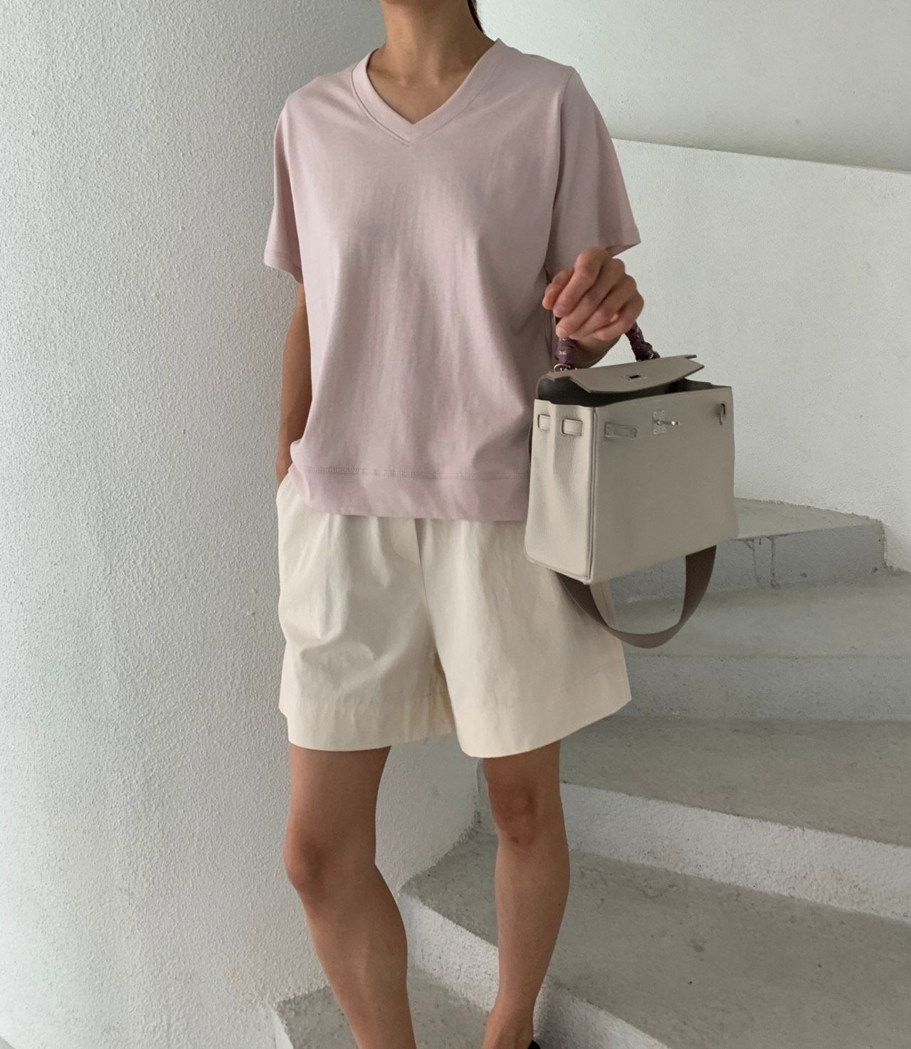 V neck T-shirt