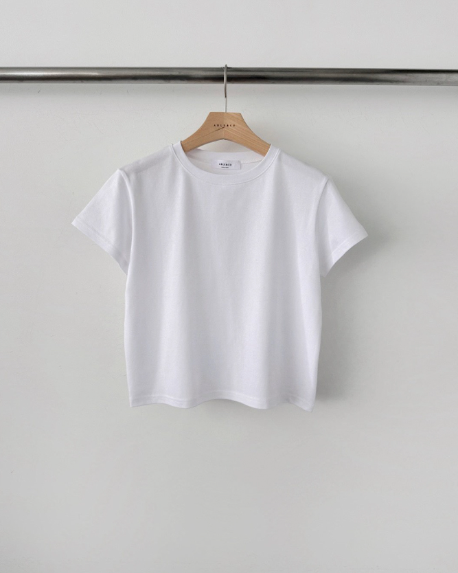 Cream modal tee