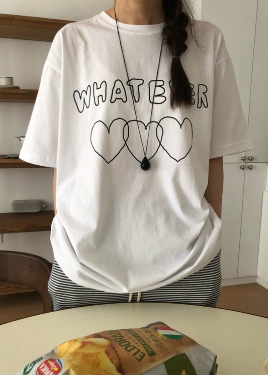 Heart boxy T-shirt