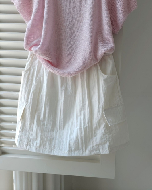 Cargo mini skirt