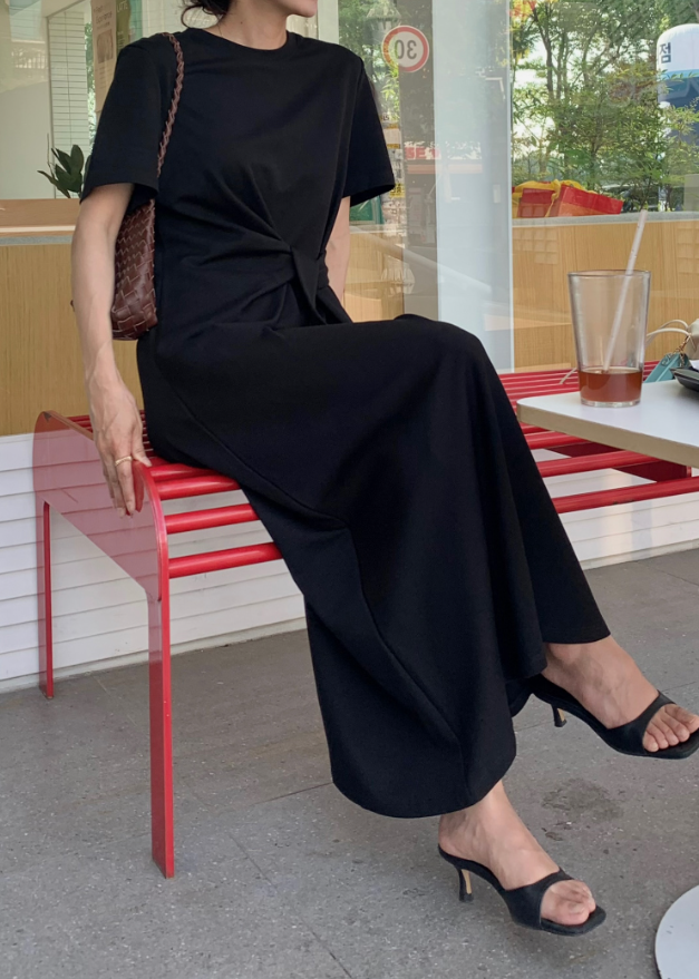 Waist sash dress