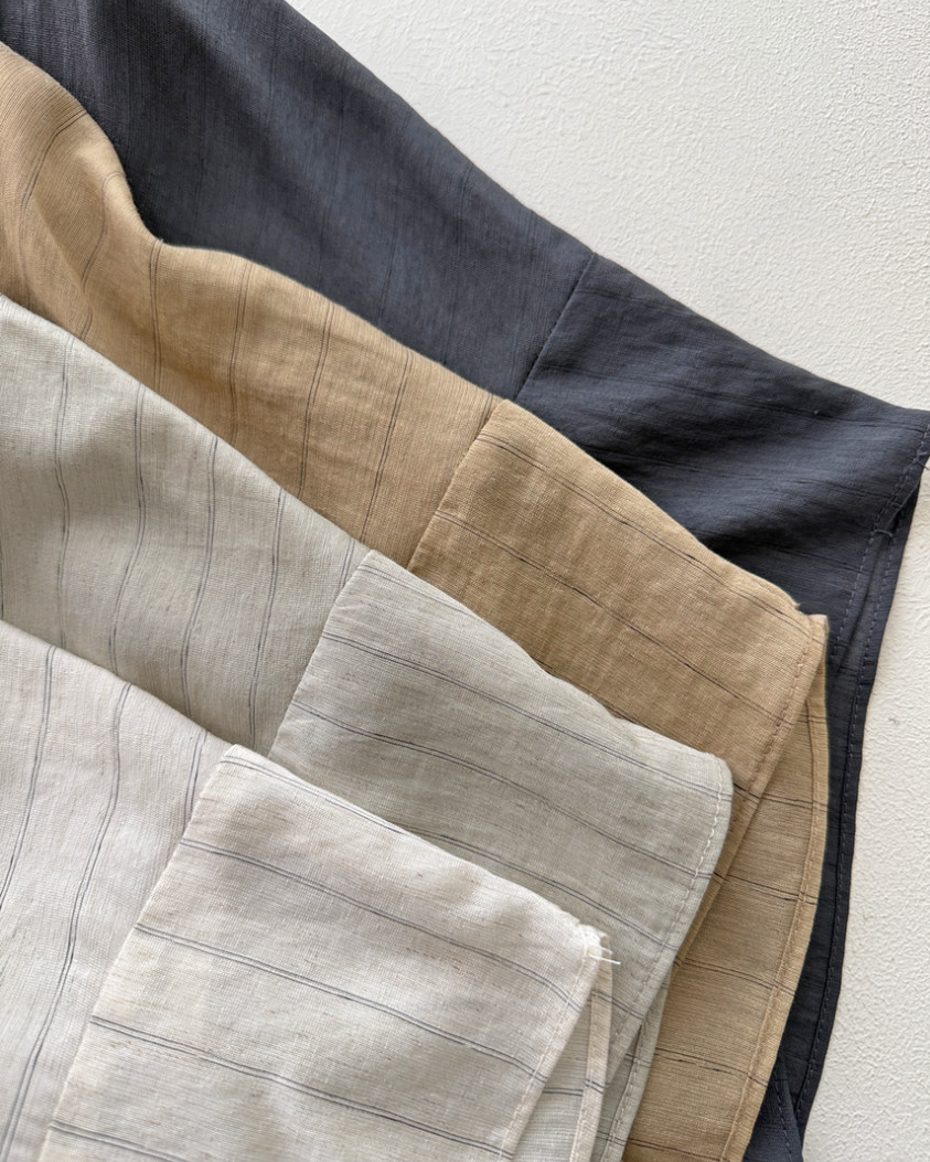 Linen striped blouse