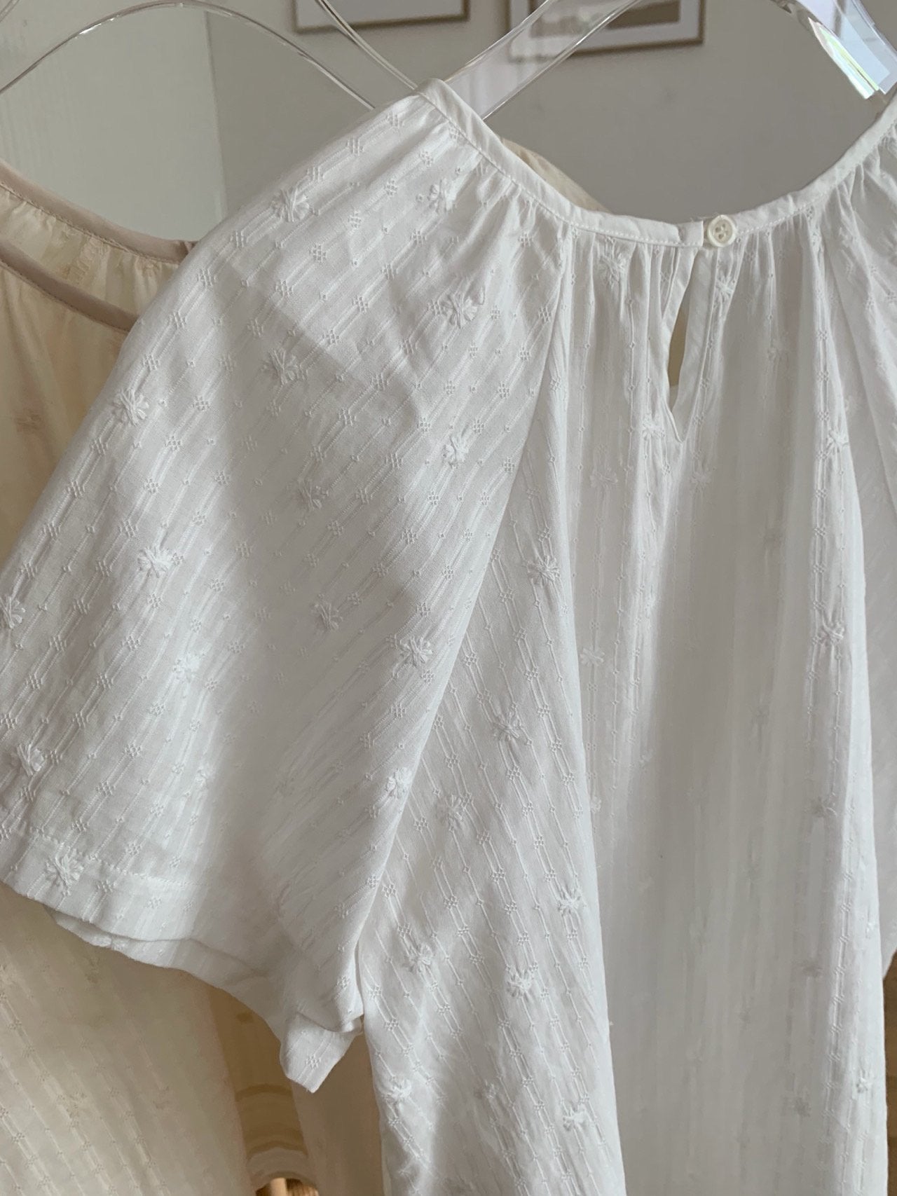 Lace A-line blouse