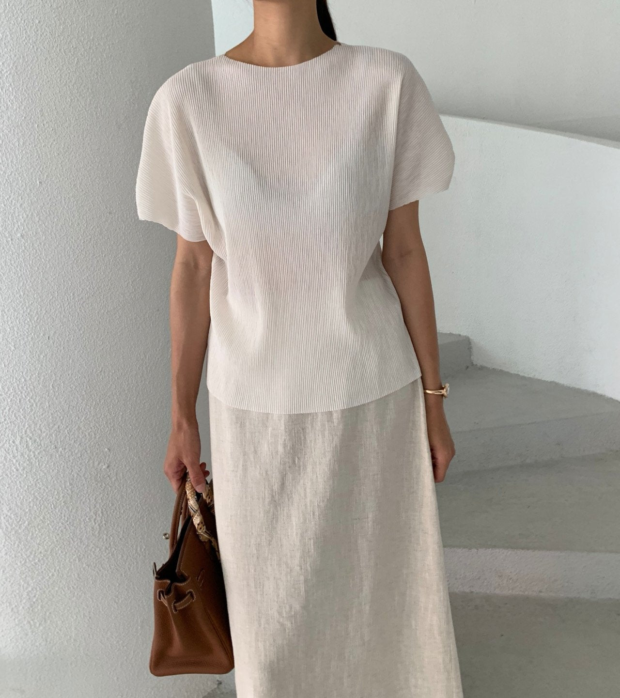Lucky Pleats blouse
