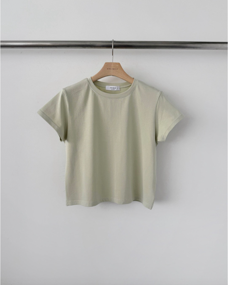 Cream modal tee