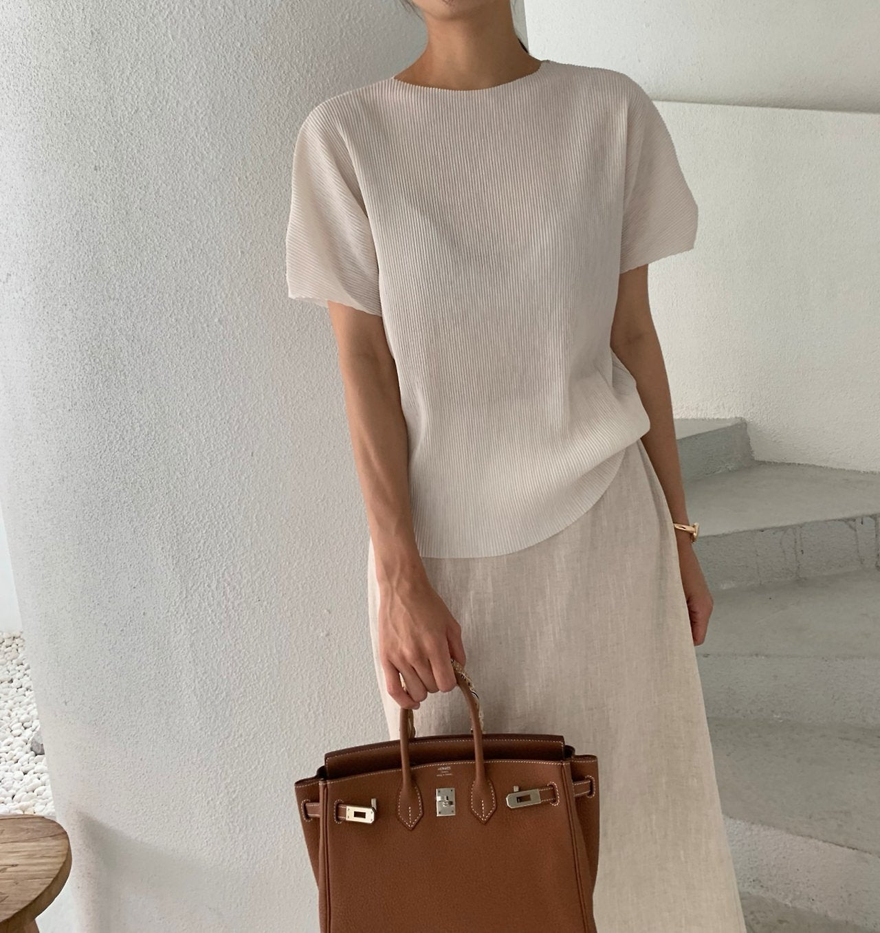 Lucky Pleats blouse