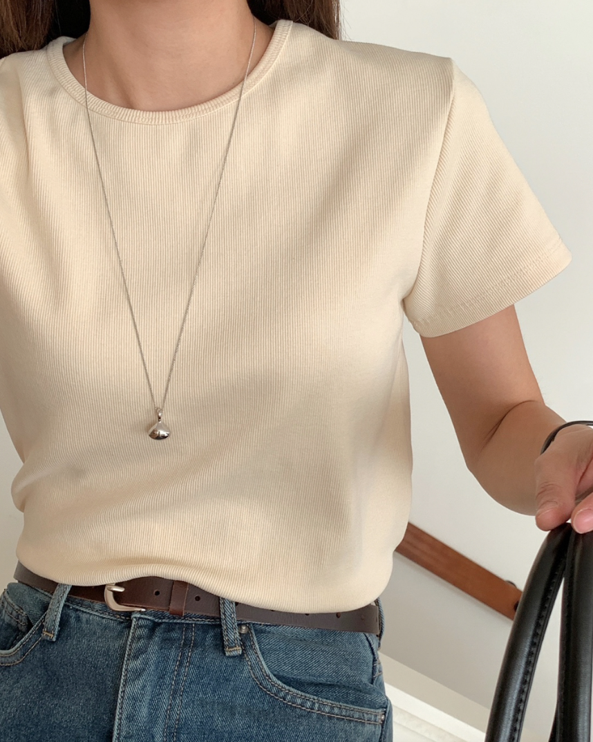 Jelly ribbed t-shirt