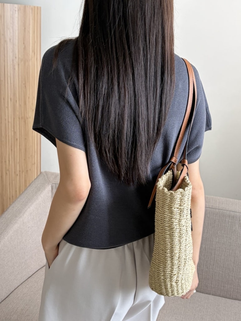 Pocket collar cardigan