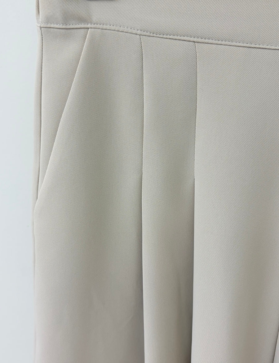 Silky wide-leg pants