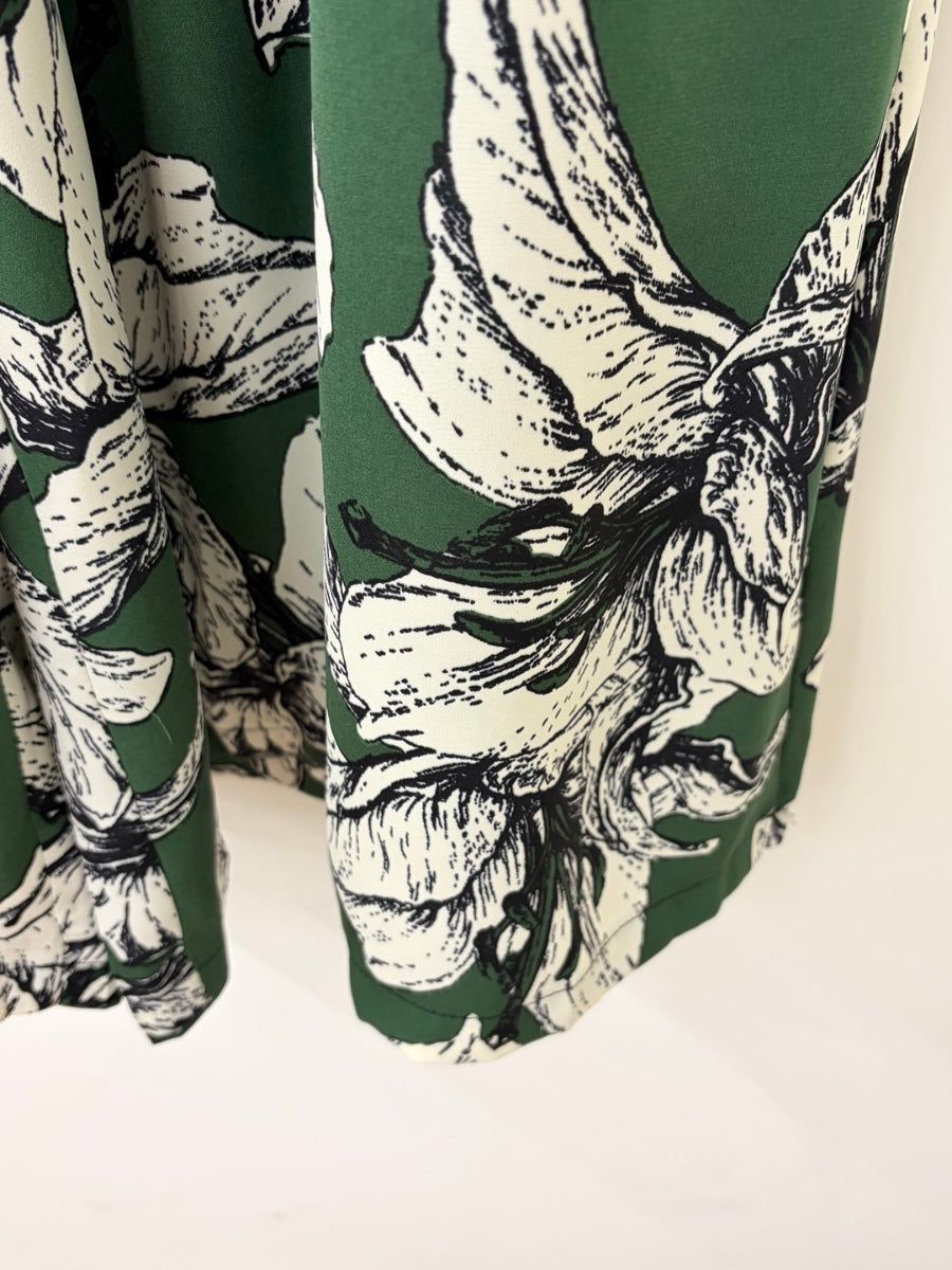 Floral wide pants