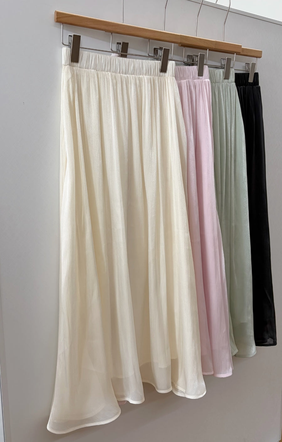 Silky organza skirt