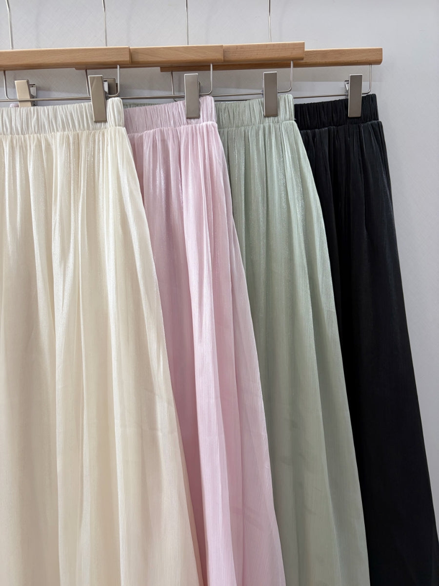 Silky organza skirt